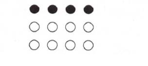 Chapter 7.4B, Problem 2A, Assessment What percent of the circles are black? 