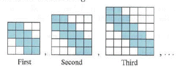 Chapter 8.1B, Problem 3A, Discover a possible tile pattern in the following sequence and answer the following. a. How many 