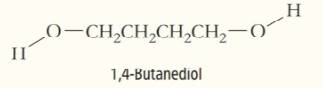 Chapter 12, Problem 92TE, The boiling point of 1, 4-butanediol is 230C. Would you expect this compound to be soluble or 