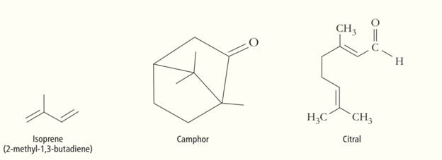Chapter 14, Problem 90TE, Citral and camphor are both 10 carbon odoriferous natural products made from the joining of two 