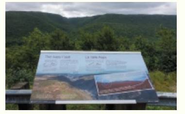 Chapter 24, Problem 49TE, This photo shows the Aspy Fault along the Cabot Trail in Nova Scotia, Canada. You can't read the 