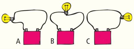 Chapter 7, Problem 52TC, Rank circuits A, B, and C according to the brightness of the identical bulbs, from brightest to 