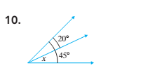 Chapter 8, Problem 10R, Find the measure of angle xin each figure. 