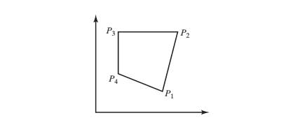 Chapter 6.3, Problem 47E, Consider the quadrilateral in the accompanying figure,with vertices Pi=(xi,yi) , for i=1,2,3,4 . 