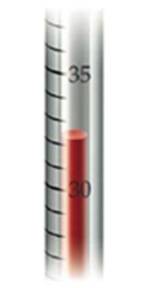 Chapter 0.10, Problem 0.13CP, What is the temperature reading on the following Celsius thermometer? How many significant figures 