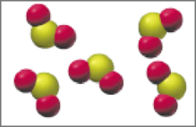 Chapter 1, Problem 1.24CP, If yellow spheres represent sulfur atoms and red spheres represent oxygen atoms, which of the , example  1