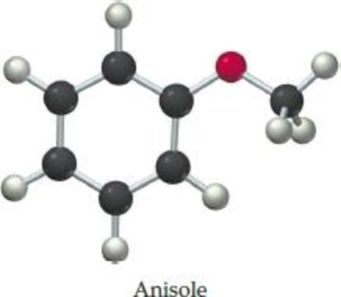 Chapter 4.9, Problem 4.20CP, The following structure shows the connections between atoms for anisole, a compound used in 
