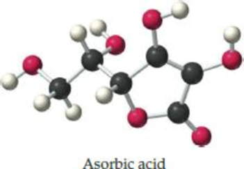 Chapter 5, Problem 5.63CHP, The following molecular model is a representation of ascorbic acid, or vitamin C. Identify the 