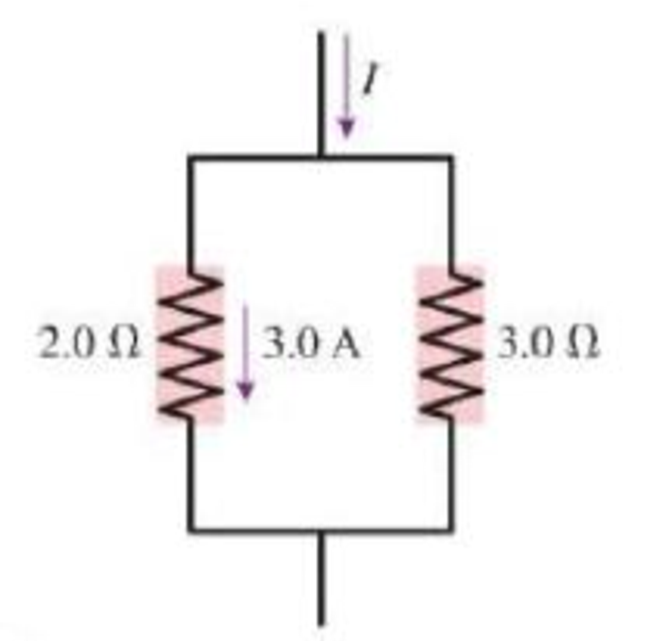 Chapter 23, Problem 21P, Part of a circuit is shown in Figure P23.21. a. What is the current through the 3.0  resistor? b. 