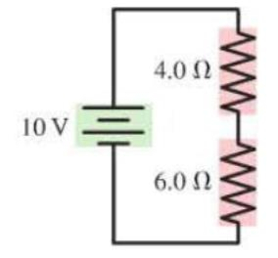 Chapter 23, Problem 31MCQ, Which resistor in Figure Q23.30 dissipates the most power? A. The 4.0  resistor. B. The 6.0  