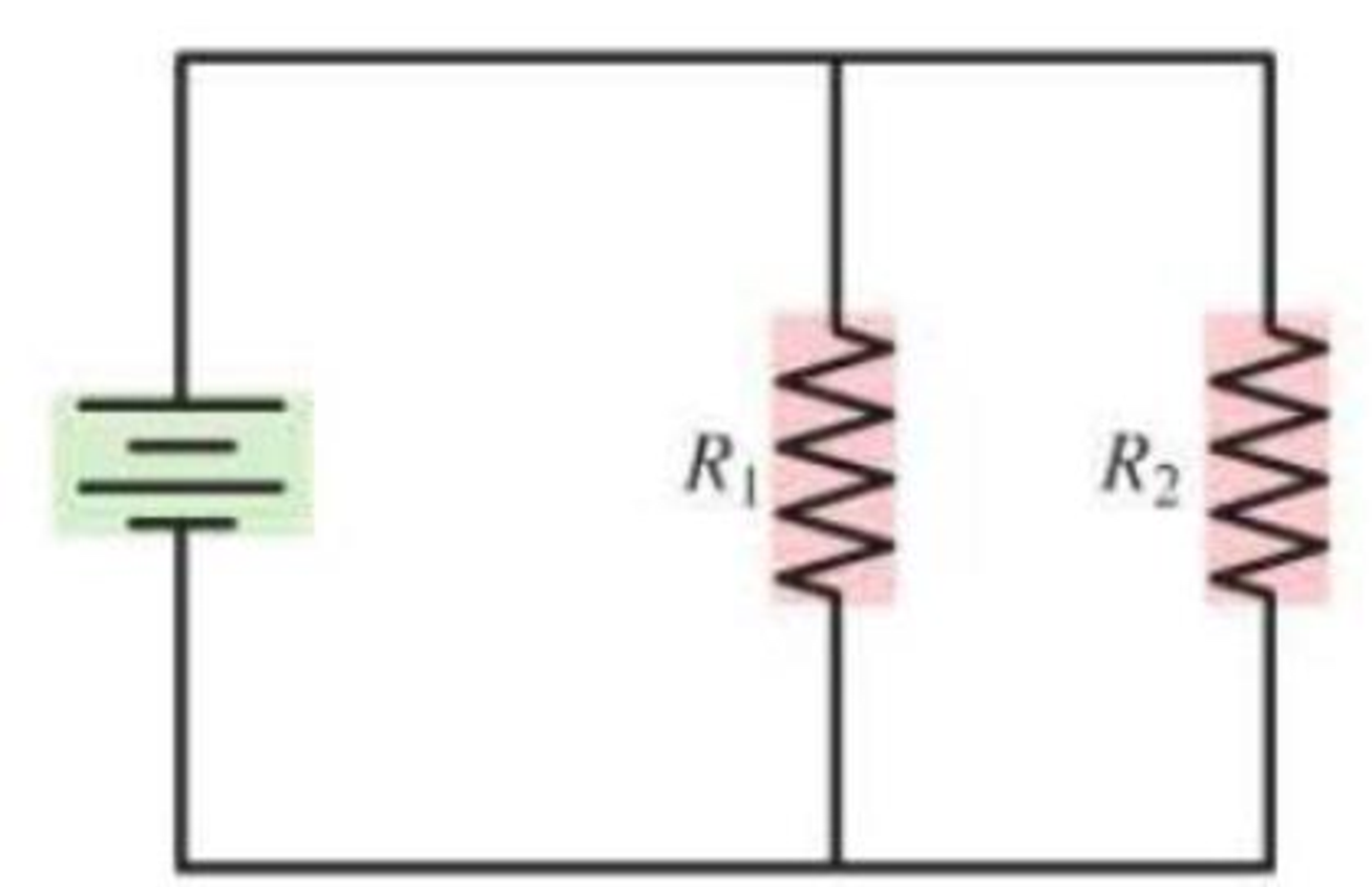 Chapter 23, Problem 5CQ, The circuit in Figure Q23.5 has a battery and two resistors, with R1  R2. Which resistor dissipates 