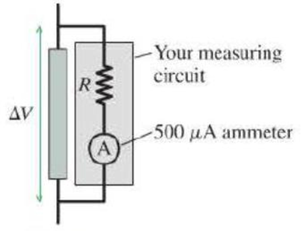 Chapter 23, Problem 67GP, A circuit youre building needs a voltmeter that goes from V to a full-scale reading of 5.0 V. 