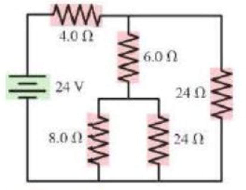 Chapter 23, Problem 72GP, For the circuit shown in Figure P23.68, find the current through and the potential difference across 