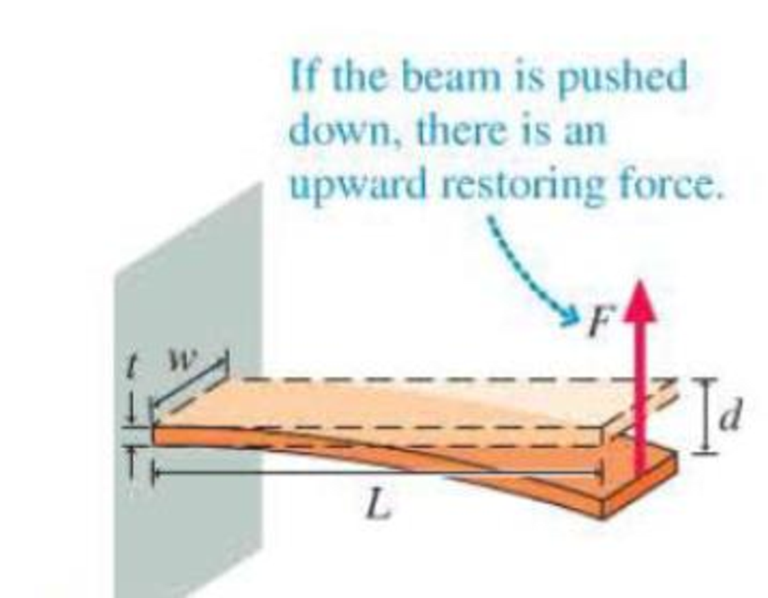 Chapter P.1, Problem 17P, Bending Beams If you bend a rod down, it compresses the lower side of the rod and stretches the top, 