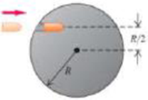 Chapter 10, Problem 30P, A uniform 2 kg solid disk of radius R  0.4 m is free to rotate on a frictionless horizontal axle 