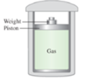 Chapter 15, Problem 11MCP, The gas shown in Figure 15.29 is in a completely insulated rigid container. Weight is added to the 