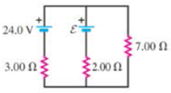 Chapter 19, Problem 79GP, What must the emf  in Figure 19.69e be in order for the current through the 7.00  resistor to be 