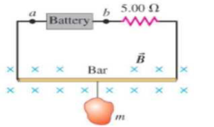 Chapter 20, Problem 74GP, Magnetic balance. The circuit shown in Figure 20.68 Is used to make a magnetic balance to weigh 