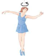 Chapter 9, Problem 62GP, Human rotational energy. A dancer is spinning at 72 rpm about an axis through her center with her 