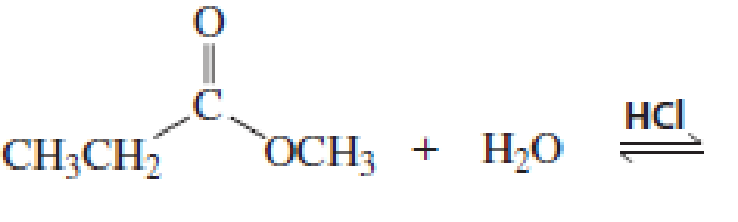 Chapter 11, Problem 35P, What products would be obtained from the following hydrolysis reactions? , example  1