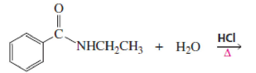 Chapter 11, Problem 35P, What products would be obtained from the following hydrolysis reactions? , example  3