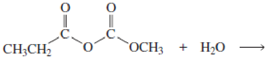 Chapter 11, Problem 35P, What products would be obtained from the following hydrolysis reactions? , example  4