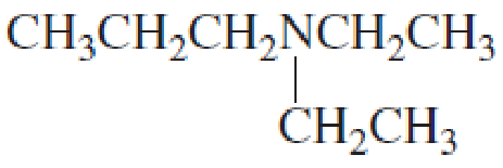 Chapter 3, Problem 43P, Name the following amines and tell whether they are primary, secondary, or tertiary: , example  1