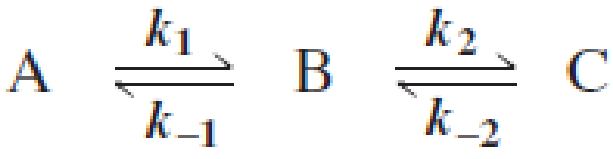 Chapter 5.9, Problem 19P, Draw a reaction coordinate diagram for the following reaction in which C is the most stable and B 