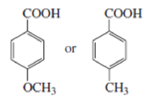 Chapter 7, Problem 38P, Which of the compounds in each of the following pairs is more acidic? , example  2