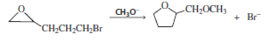Chapter 9, Problem 46P, a. Propose a mechanism for the following reaction: b. A small amount of a product containing a 