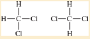 Chapter 1, Problem 1.49SP, If the carbon atom in CH2Cl2 were fat. there would be two stereoisomers The carbon atom in CH2Cl2 is 