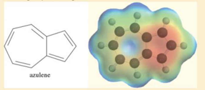 Chapter 16, Problem 16.33SP, Azulene is a deep-blue hydrocarbon with resonance energy of 205 kJ/mol (49 kcal/mol). Azulene has 