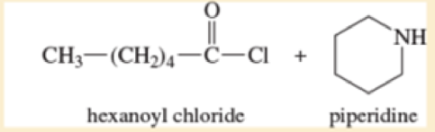 Chapter 19.12, Problem 19.17P, Give the products expected from the following reactions. a. acetyl chloride + ethylamine , example  2