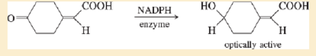 Chapter 5, Problem 5.39SP, A graduate student was studying enzymatic reductions of cyclohexanones when she encountered some 