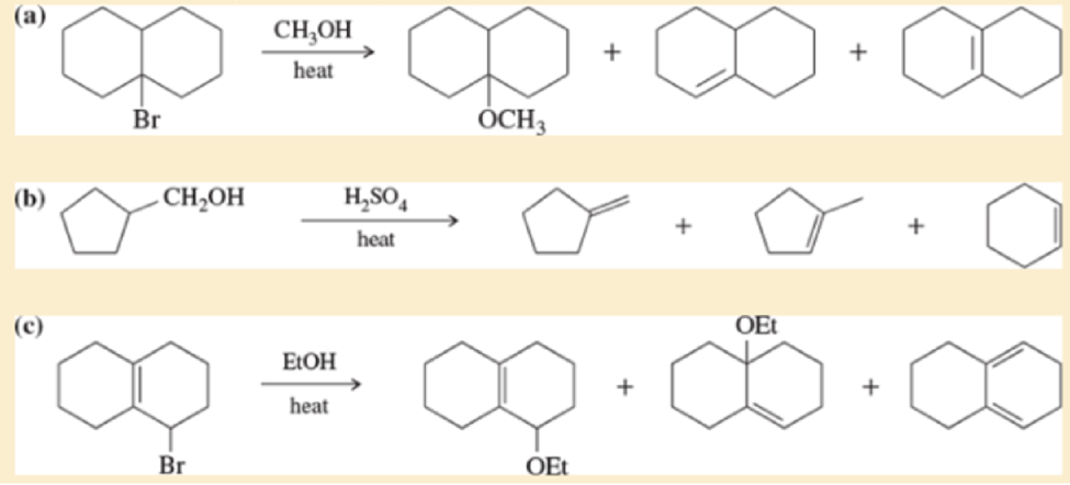 Chapter 7, Problem 7.61SP, Propose mechanisms for the following reactions. Additional products may be formed but your mechanism 