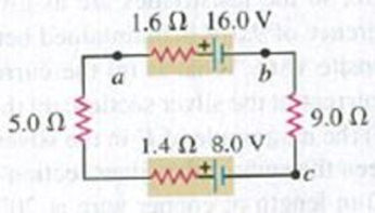 Chapter 25, Problem 25.30E, The circuit shown in Fig. E25.30 contains two batteries, each with an emf and an internal 