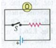 Chapter 26, Problem 26.10DQ, A real battery, having nonnegligible internal resistance, is connected across a light bulb as shown 