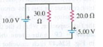Chapter 26, Problem 26.24E, The batteries shown in the circuit in Fig. E26.24 have negligibly small internal resistances. Find 