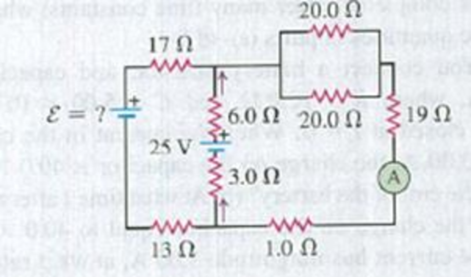 Chapter 26, Problem 26.34E, In the circuit shown in Fig. E26.34, the 6.0- resistor is consuming energy at a rate of 24 J/s when 