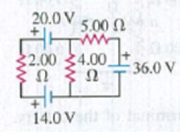 Chapter 26, Problem 26.61P, Find the current through each of the three resistors of the circuit shown in Fig. P26.61. The emf 