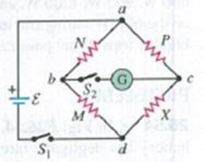 Chapter 26, Problem 26.74P, The Wheatstone Bridge. The circuit shown in Fig. P26.74, called a Wheatstone bridge, is used to 