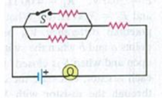 Chapter 26, Problem 26.9DQ, A light bulb is connected in the circuit shown in Fig. Q26.9. If we close the switch S, does the 