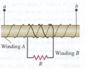 Chapter 29, Problem 29.20E, A cardboard tube is wrapped with two windings of insulated wire wound in opposite directions, as 