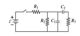 Chapter 25, Problem 62P, In Fig. 25.36, the switch is initially open and both capacitors are initially uncharged. All 