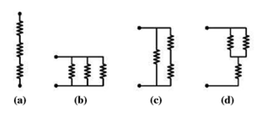 Chapter 25.2, Problem 25.3GI, The figure shows all four possible combinations of three identical resistors. Rank them in order of 