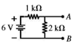 Chapter 25.5, Problem 25.7GI, A capacitor is charged to 12 V and then connected between points A and B in the figure, with its 