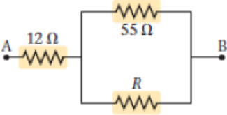 Chapter 21, Problem 45PCE, The equivalent resistance between points A and B of the resistors shown in Figure 21-41 is 33 . Find 