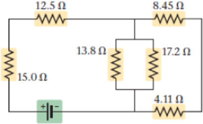 Chapter 21, Problem 52PCE, Predict/Calculate The current flowing through the 8.45- resistor in Figure 21-44 is 1.52 A. (a) What 