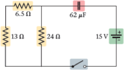 Chapter 21, Problem 82PCE, Predict/Calculate Consider the RC circuit shown in Figure 21-55. Find (a) the time constant and (b) 