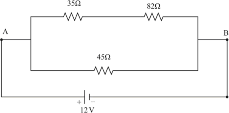 Chapter 21, Problem 97GP, Predict/Calculate Suppose we connect a 12.0-V battery to terminals A and B in Figure 21-40. (a) Is 
